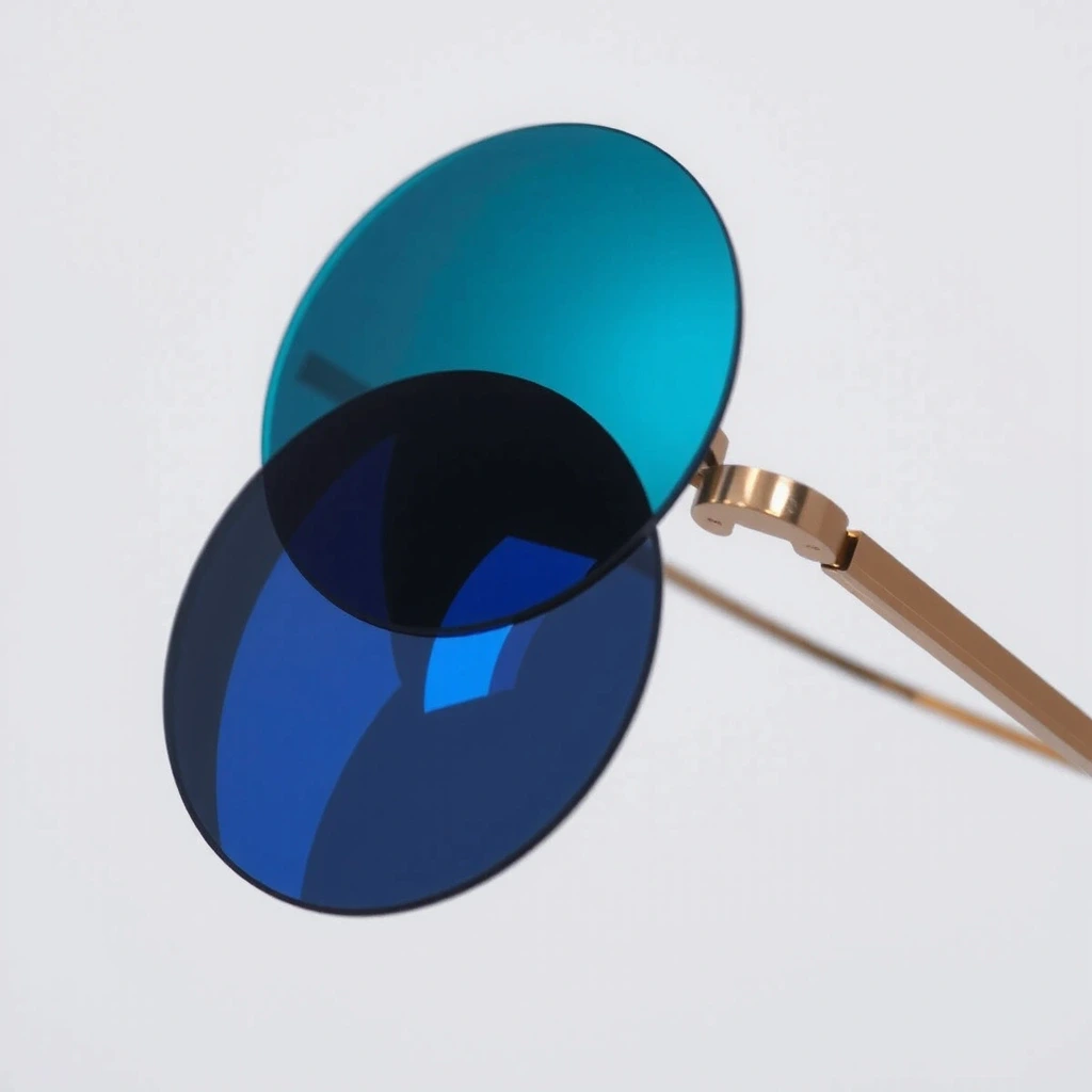 Composition abstraite de lentilles optiques