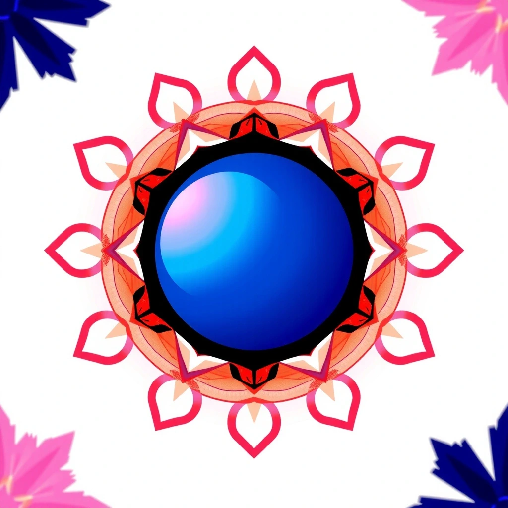 Abstract scientific pattern representing data privacy